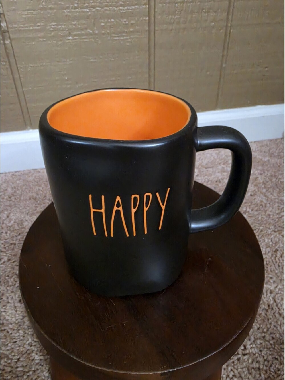 Black On The Outside Orange On The Inside Rae Dunn Happy Halloween Mug [COPY]